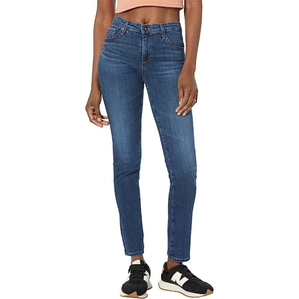 AG Jeans Prima Cigarette Ankle size 30 High Rise Stretch TID Wash